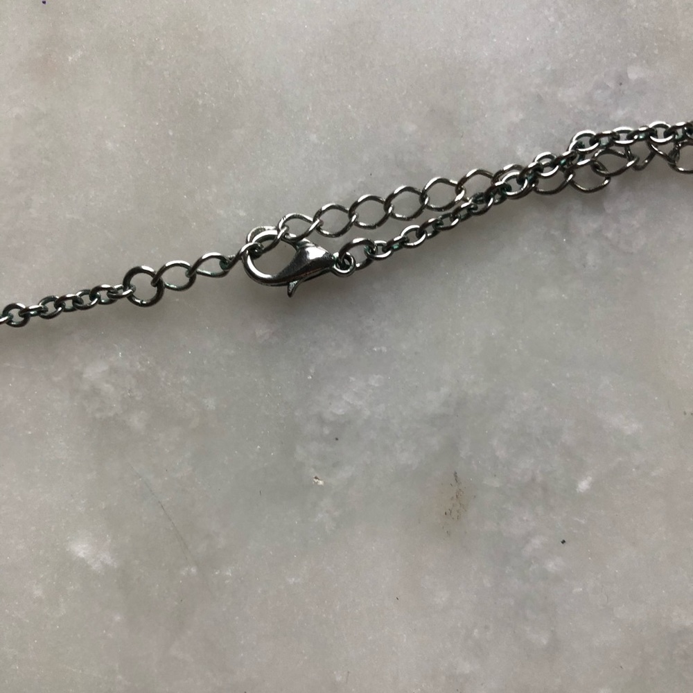 Silver Delicate Design Necklace - image 6